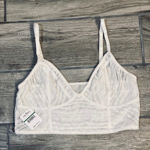 Free People White Lace Bralette *NWT*